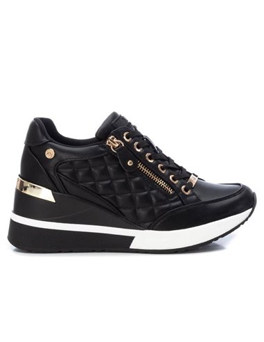 XTI Sneakers con rialzo Donna 14158202 Nero