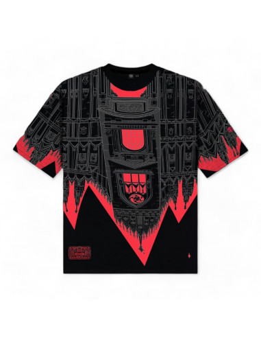 Dolly Noire Bench Duomo Over Tee Black / Coral